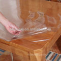 Feuille de table en PVC transparent